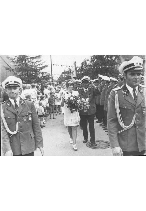 1971: König Hubert Bergmann - Königin Hedwig Henning